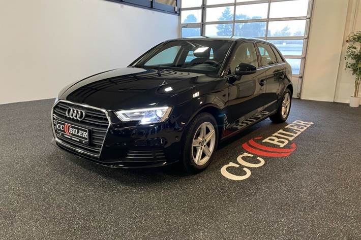Sort Audi A3 fra 2018