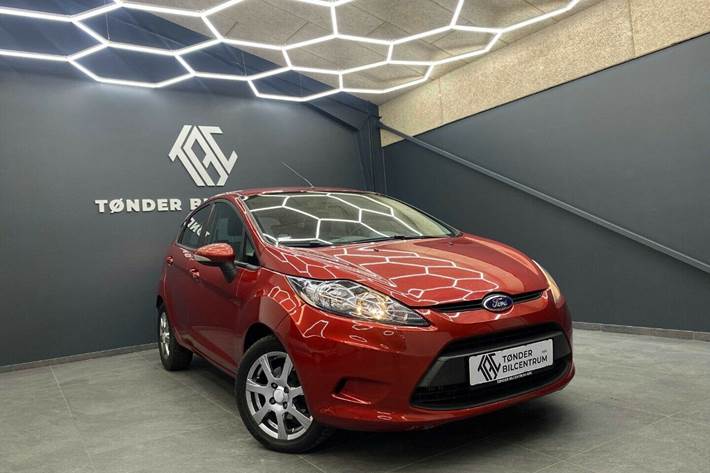 Grå Ford Fiesta fra 2010