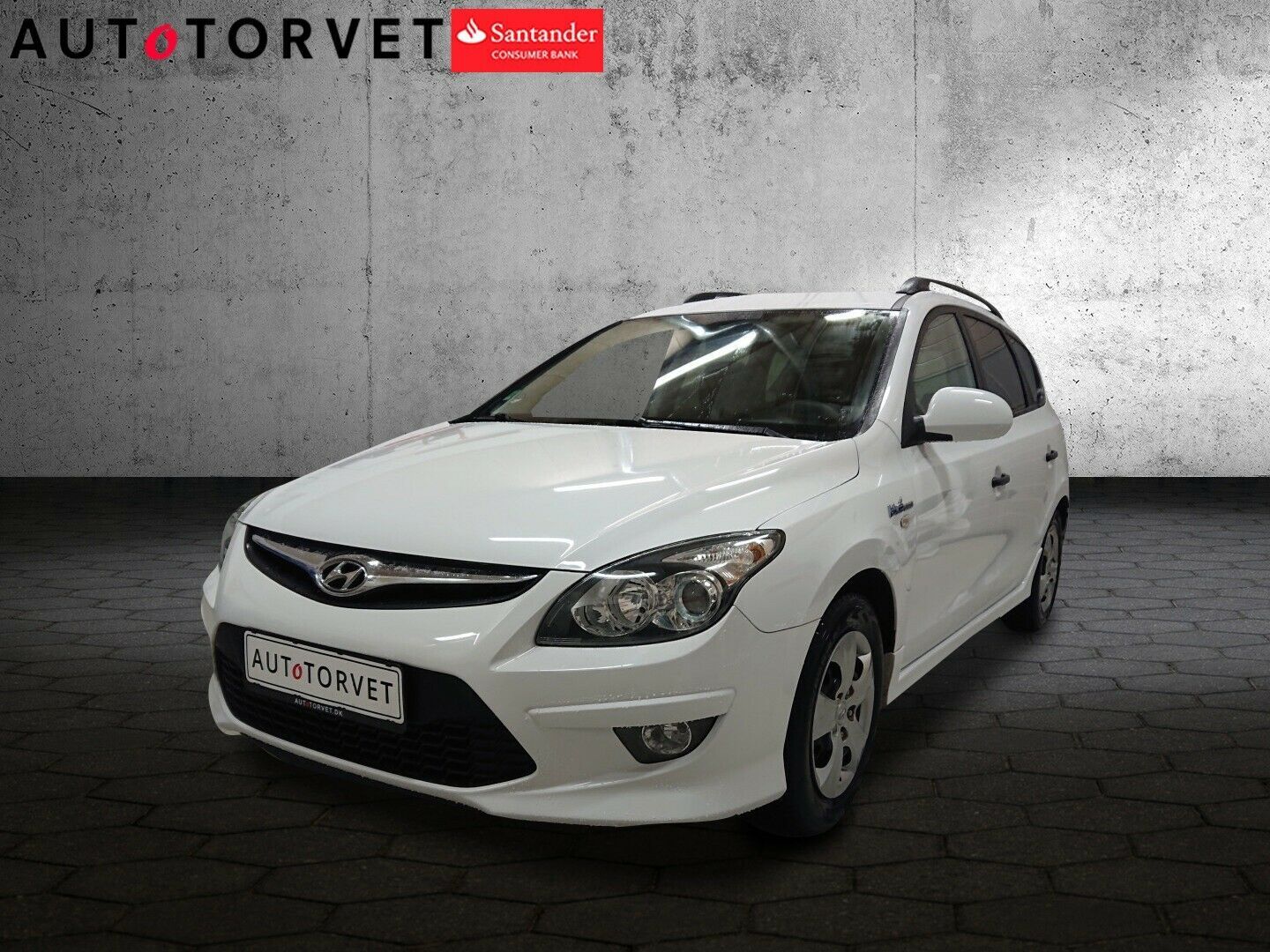 Hvid Hyundai i30 fra 2010