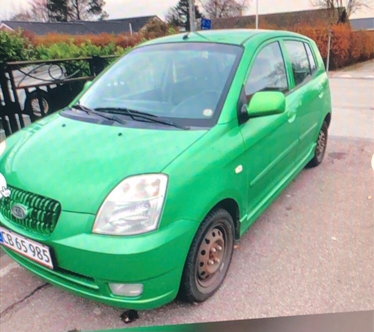 Grøn Kia Picanto fra 2005