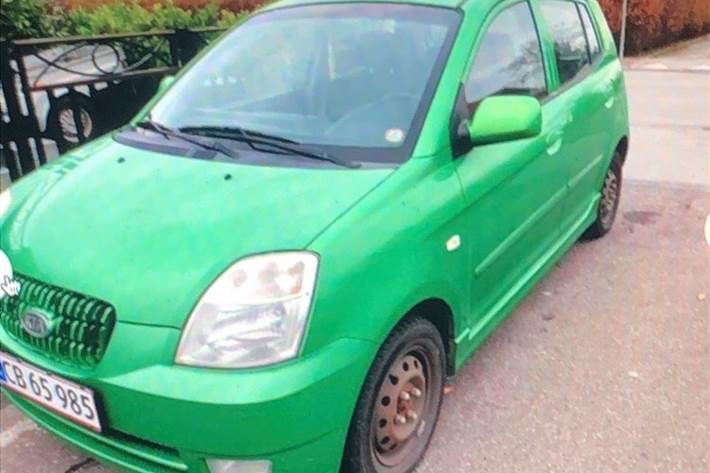 Grøn Kia Picanto fra 2005