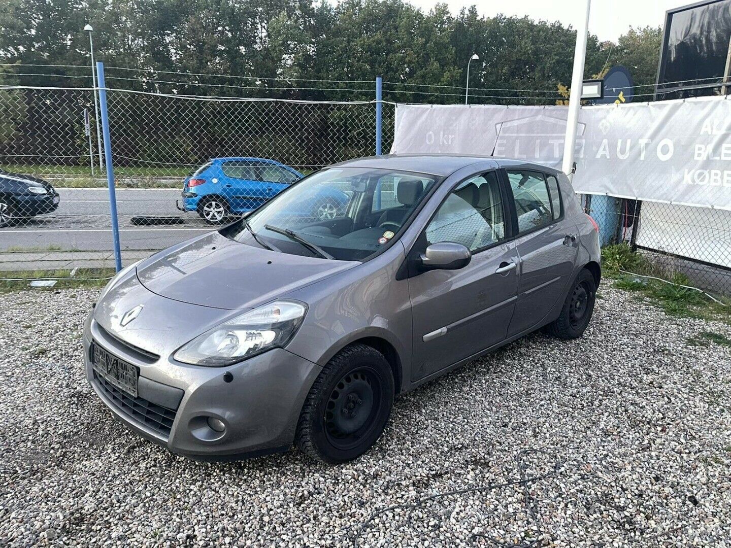 Hvid Renault Clio III fra 2011