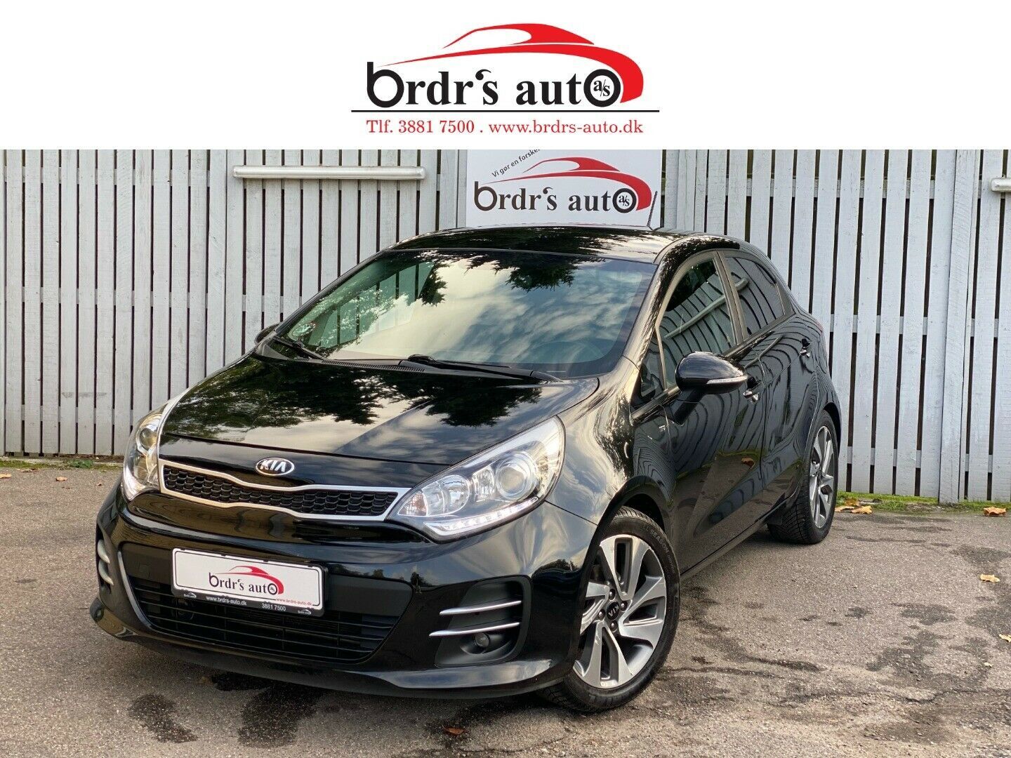 Sort Kia Rio fra 2016