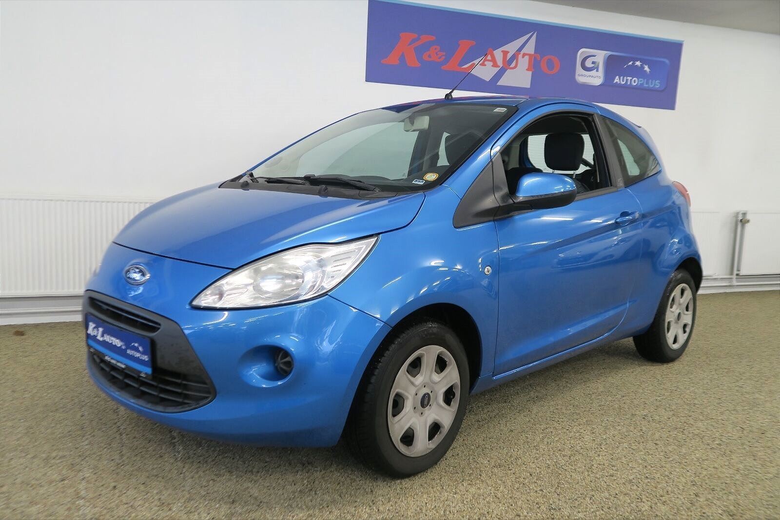 Blå Ford Ka fra 2011