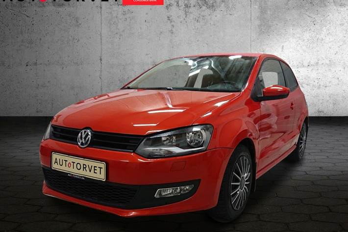 Orange VW Polo fra 2011