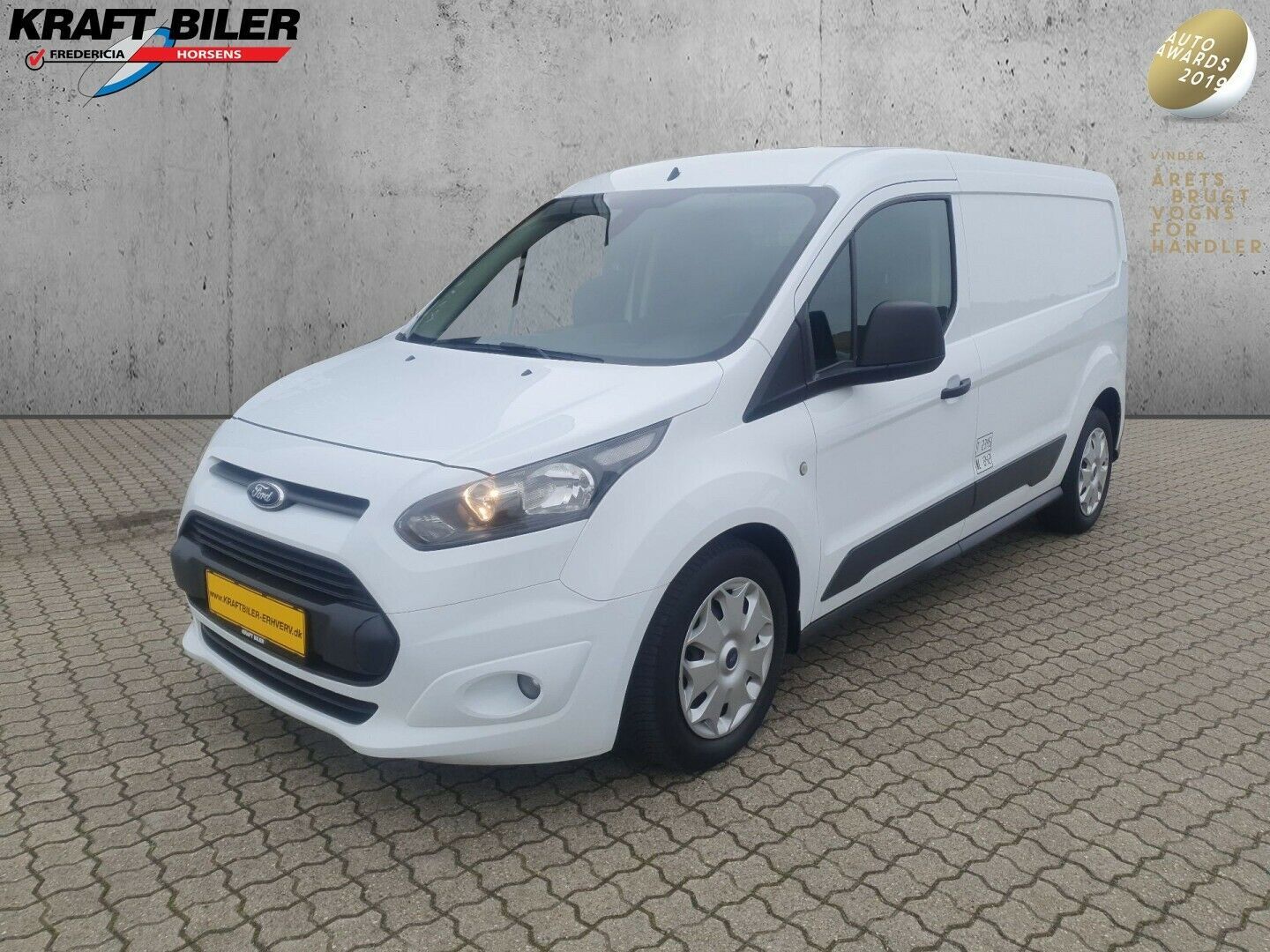 Hvid Ford Transit Connect fra 2016