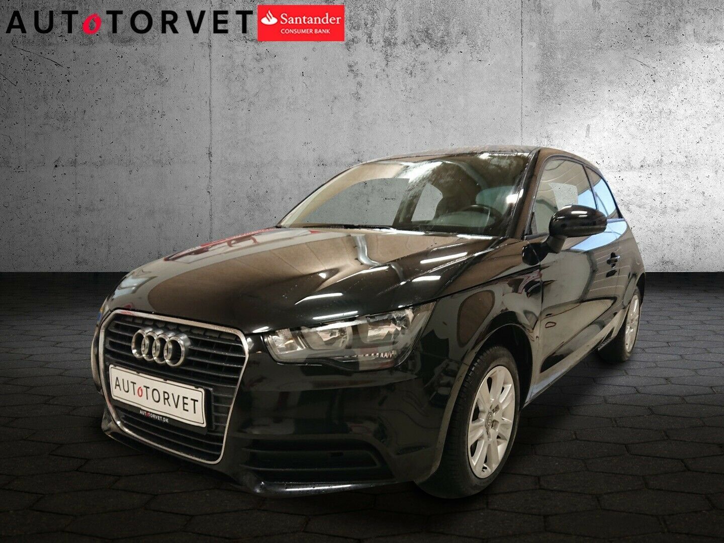 Sort Audi A1 fra 2011