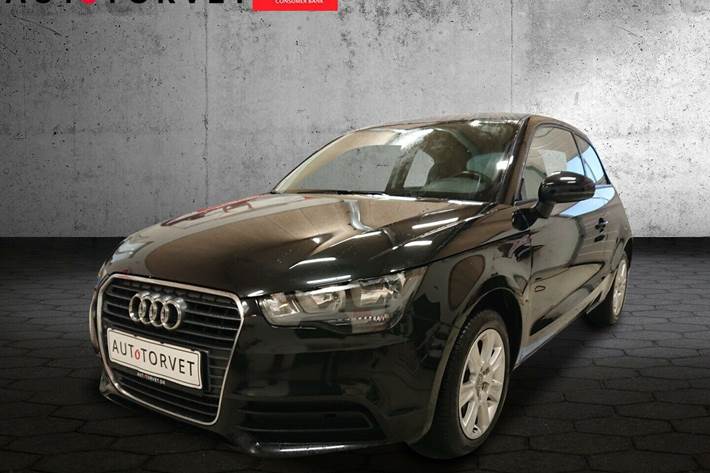 Sort Audi A1 fra 2011
