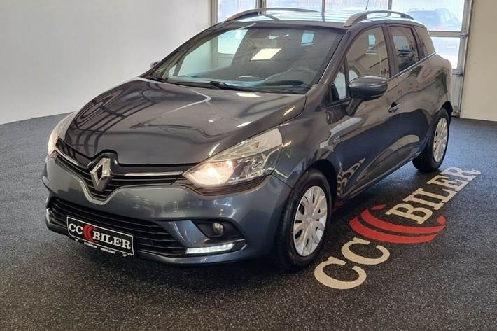 Grå Renault Clio IV fra 2017