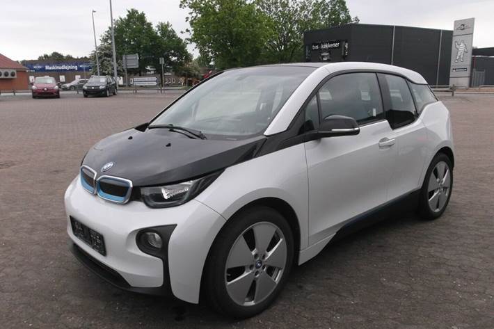 Hvid BMW i3 fra 2015