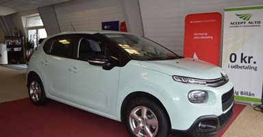 Citroën C3 PureTech 110 Stop&Start Shine (Årgang 01/2017 - 05/2018)