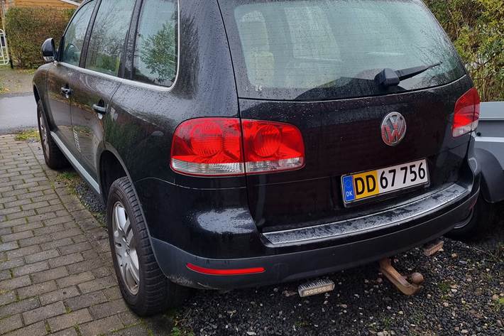 Sort VW Touareg fra 2005