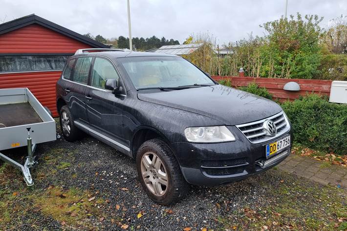 Sort VW Touareg fra 2005