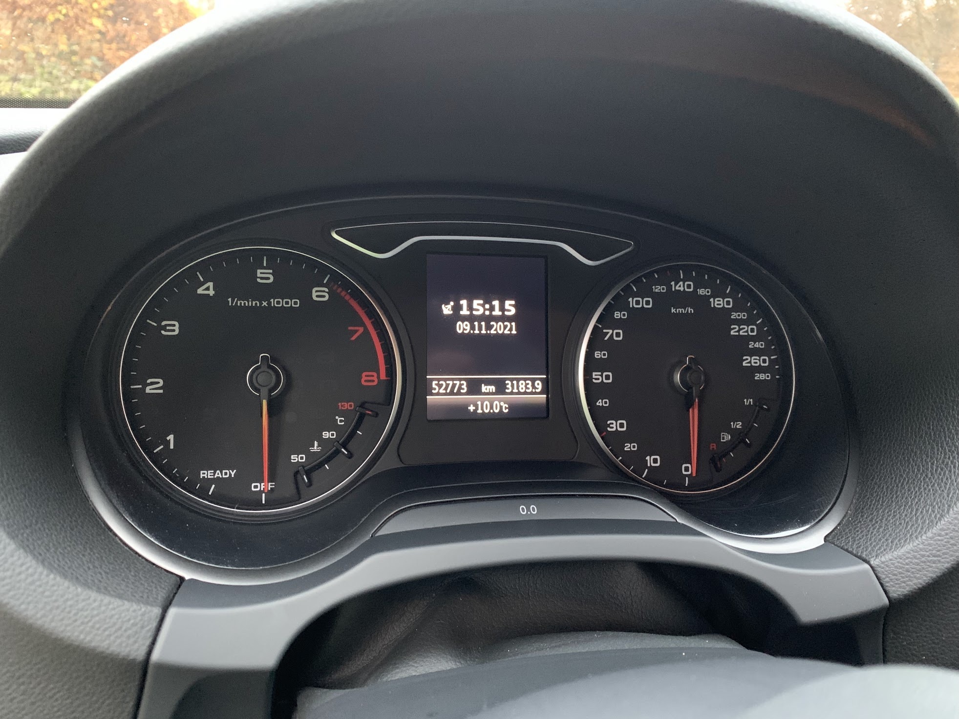 Hvid Audi A3 Sportback fra 2016