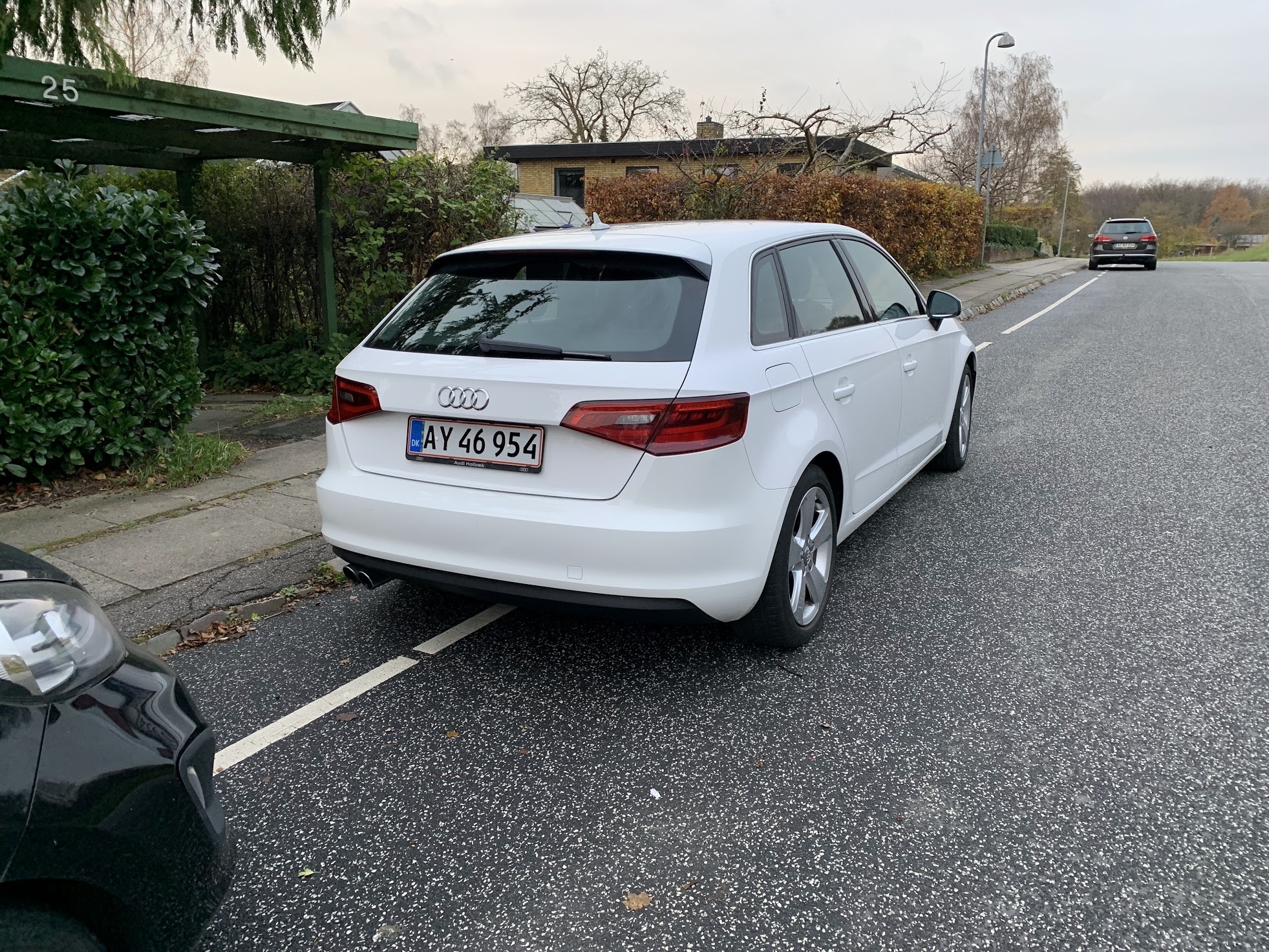 Hvid Audi A3 Sportback fra 2016