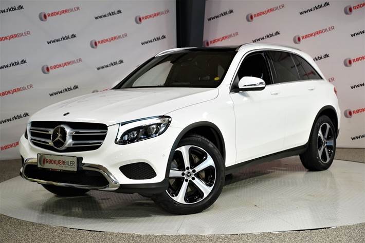 Hvid Mercedes GLC250 d fra 2018