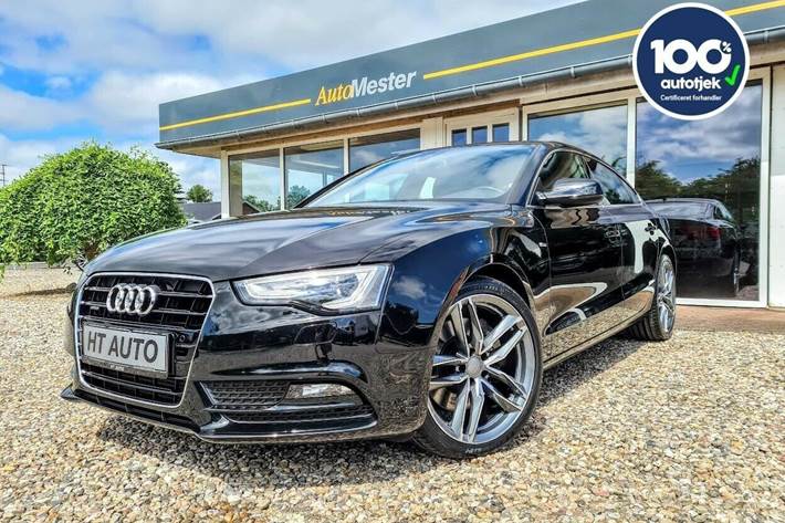 Grå Audi A5 fra 2016