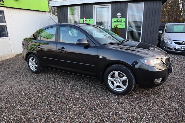 Sort Mazda 3 fra 2007