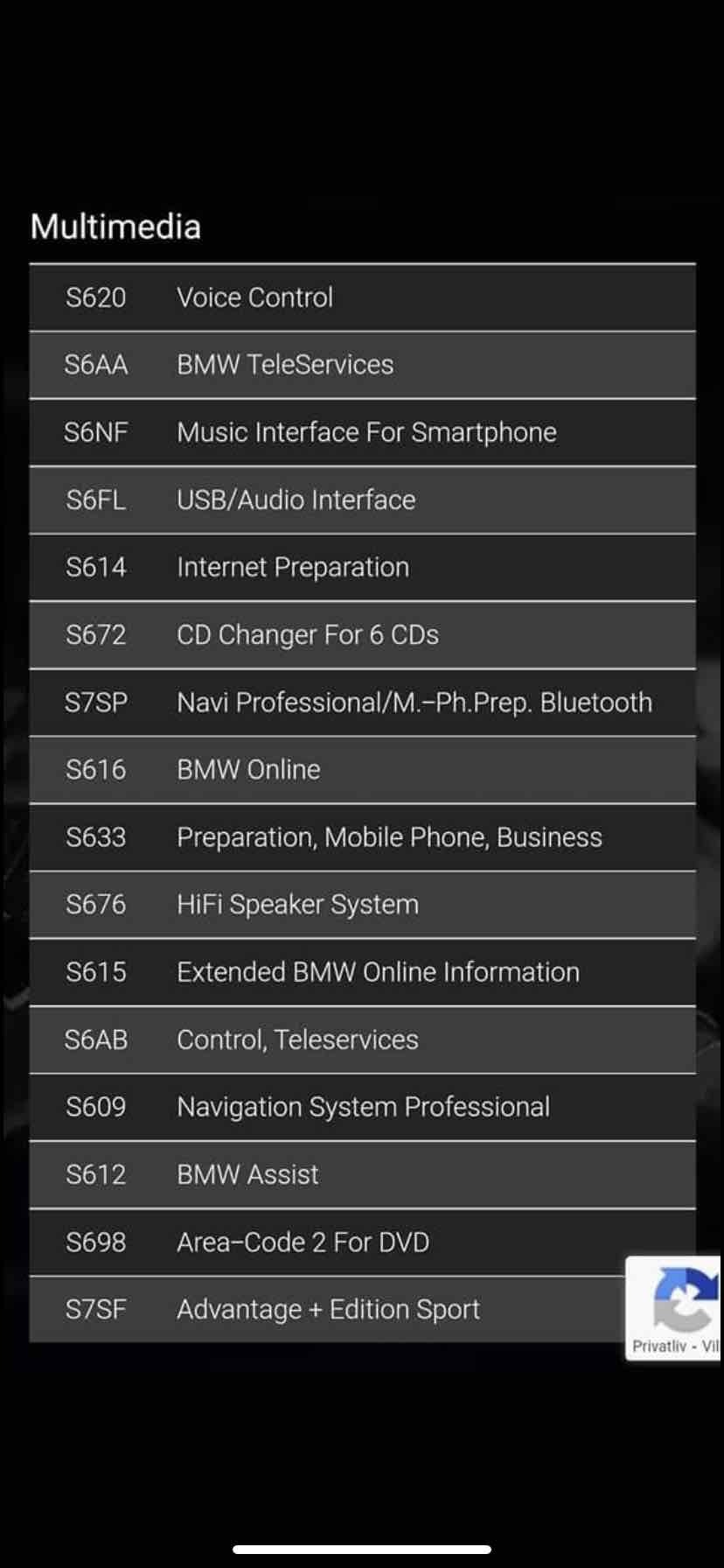 Sort BMW 120 fra 2010