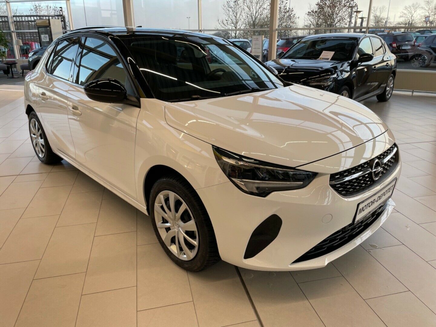 Hvid Opel Corsa-e fra 2020