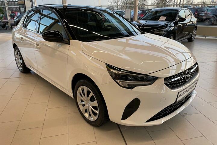 Hvid Opel Corsa-e fra 2020
