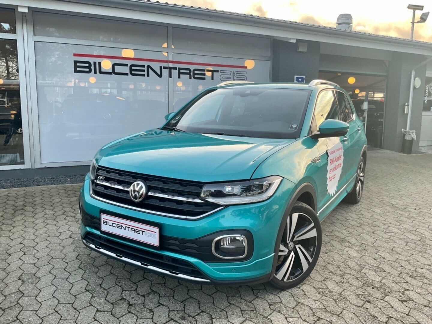 Blå VW T-Cross fra 2019