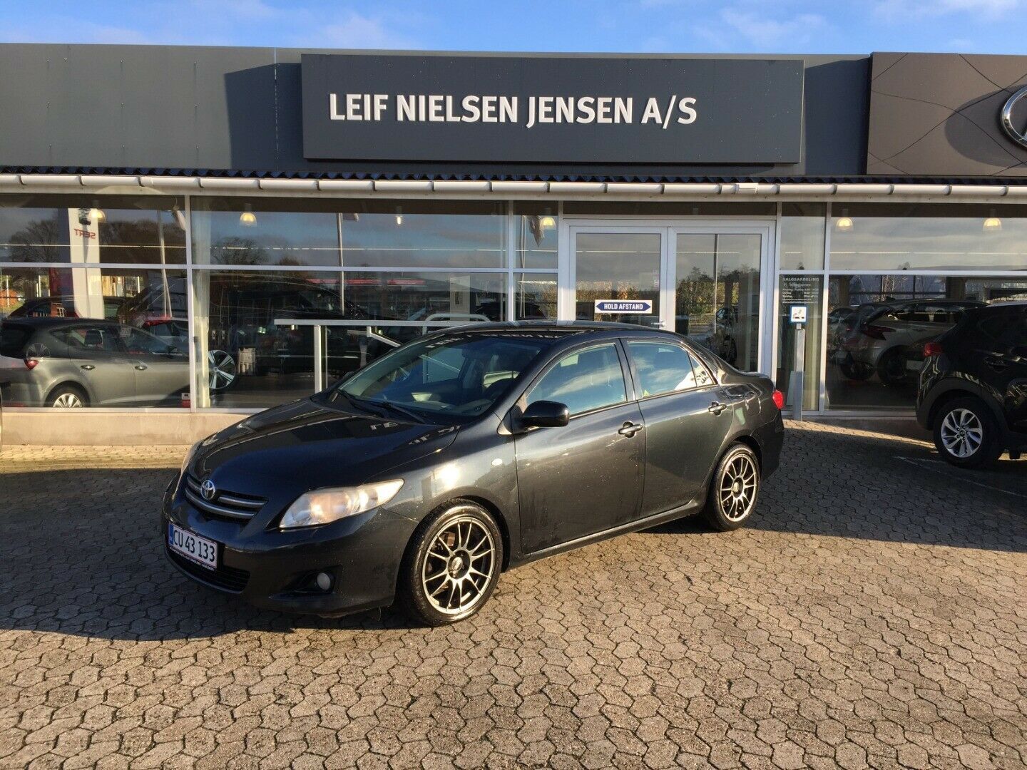 Sort Toyota Corolla fra 2007