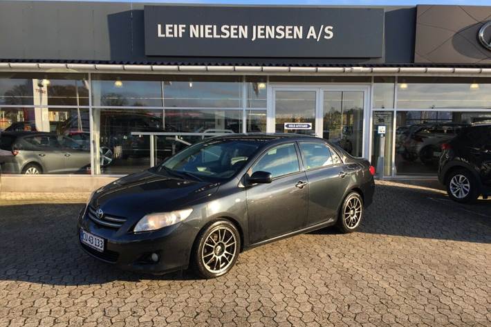 Sort Toyota Corolla fra 2007