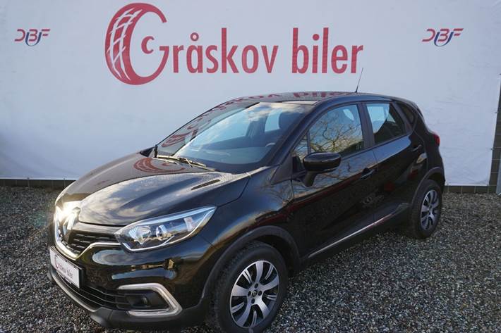 Grå Renault Captur fra 2018