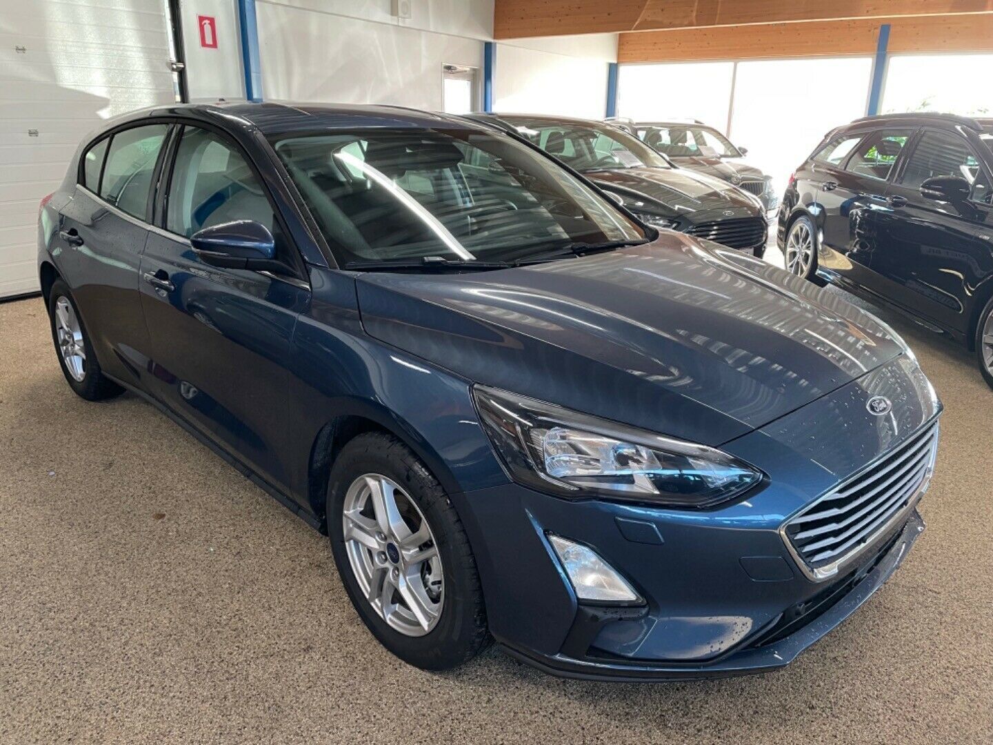 Blå Ford Focus fra 2021