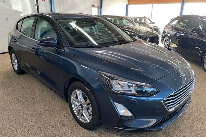 Blå Ford Focus fra 2021