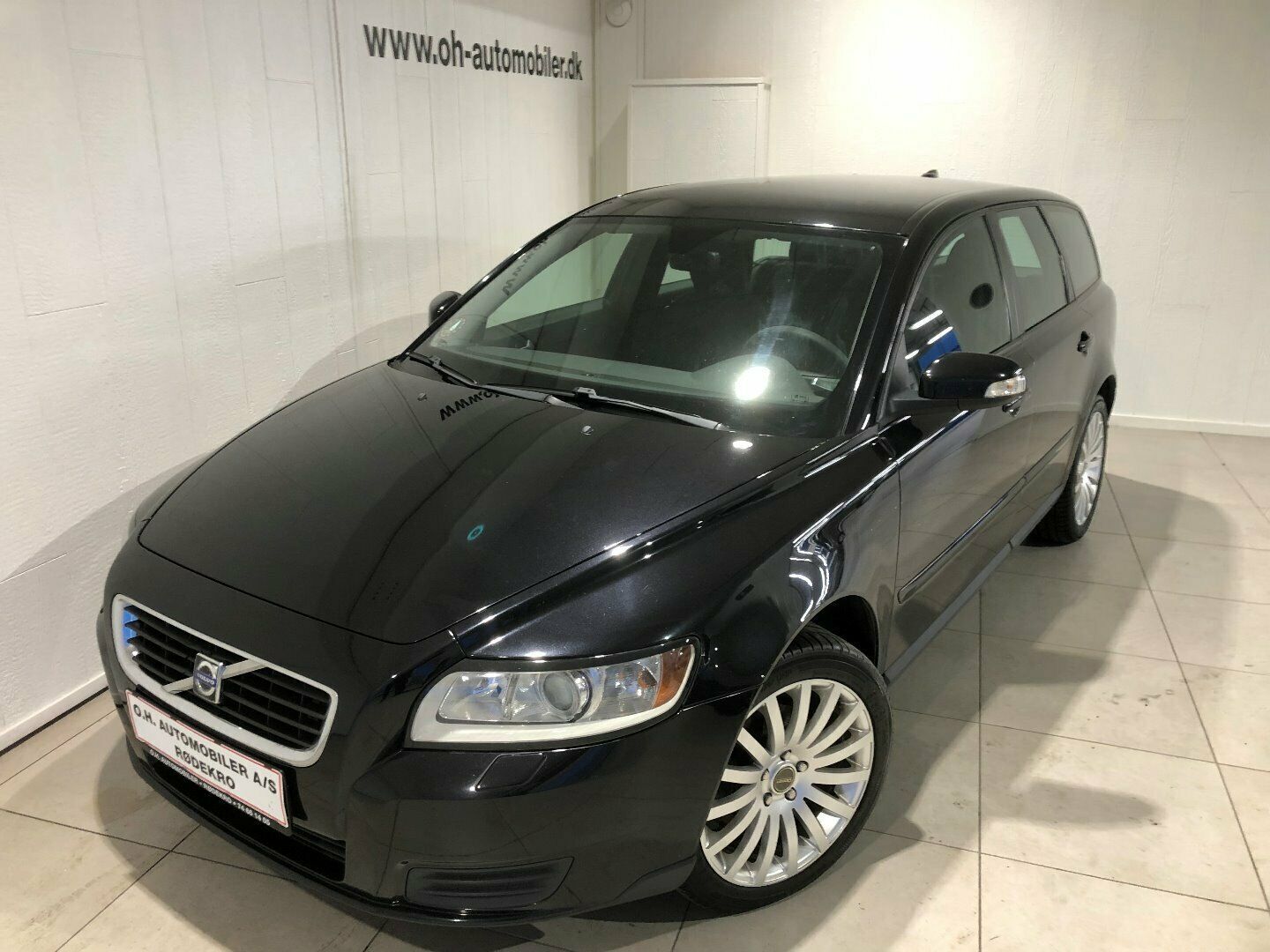 Sort Volvo V50 fra 2007