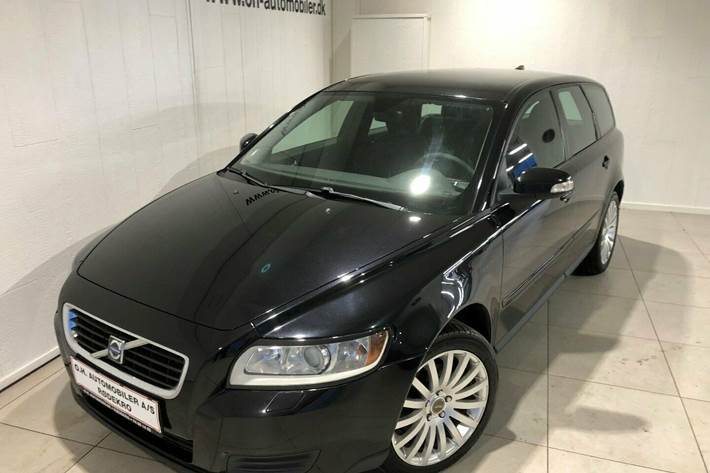 Sort Volvo V50 fra 2007