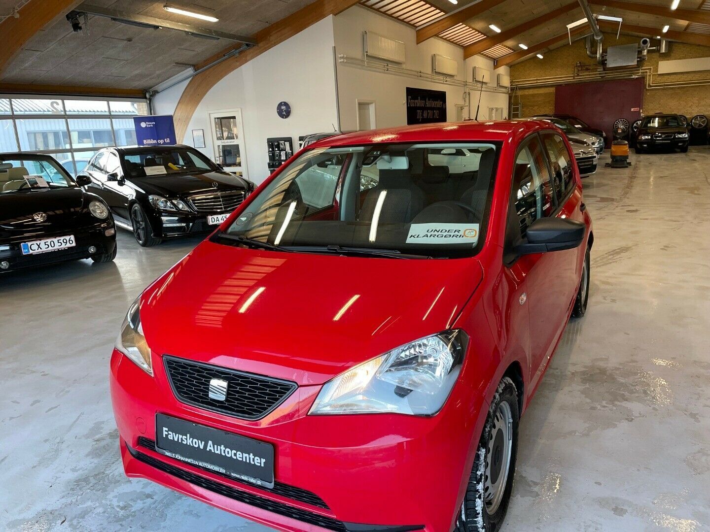 Rød Seat Mii fra 2013