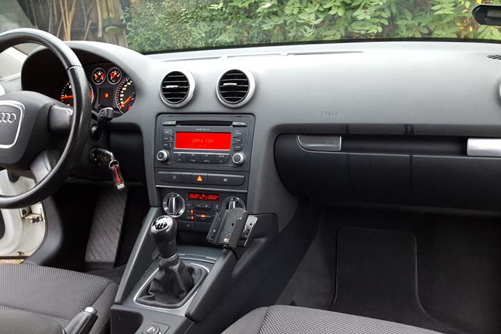 Hvid Audi A3 Sportback fra 2009