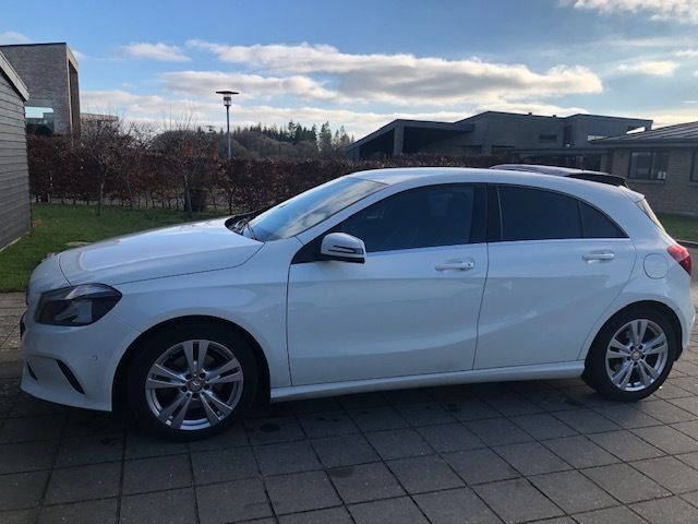 Hvid Mercedes A200 d fra 2016