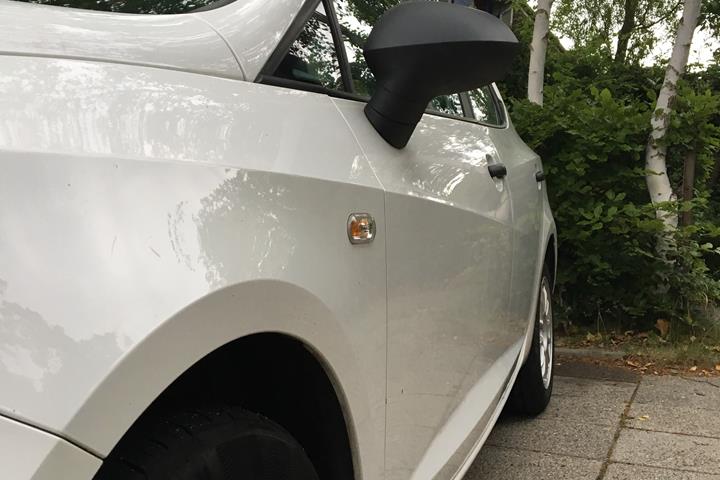 Hvid Seat Ibiza fra 2011