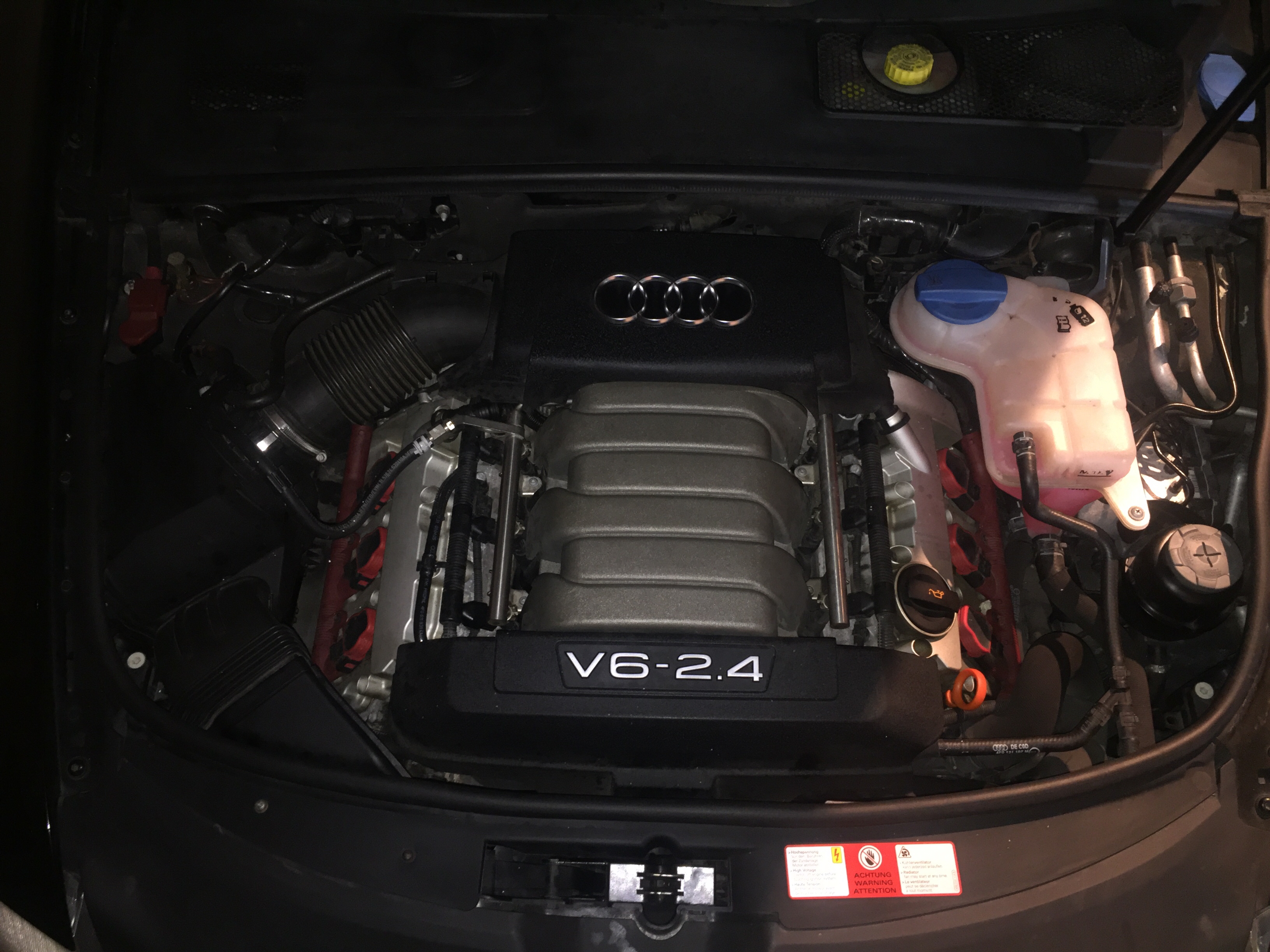 Sort Audi A6 fra 2005