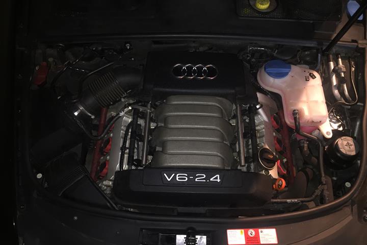 Sort Audi A6 fra 2005