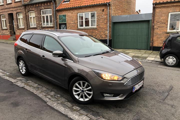 Brun Ford Focus fra 2017