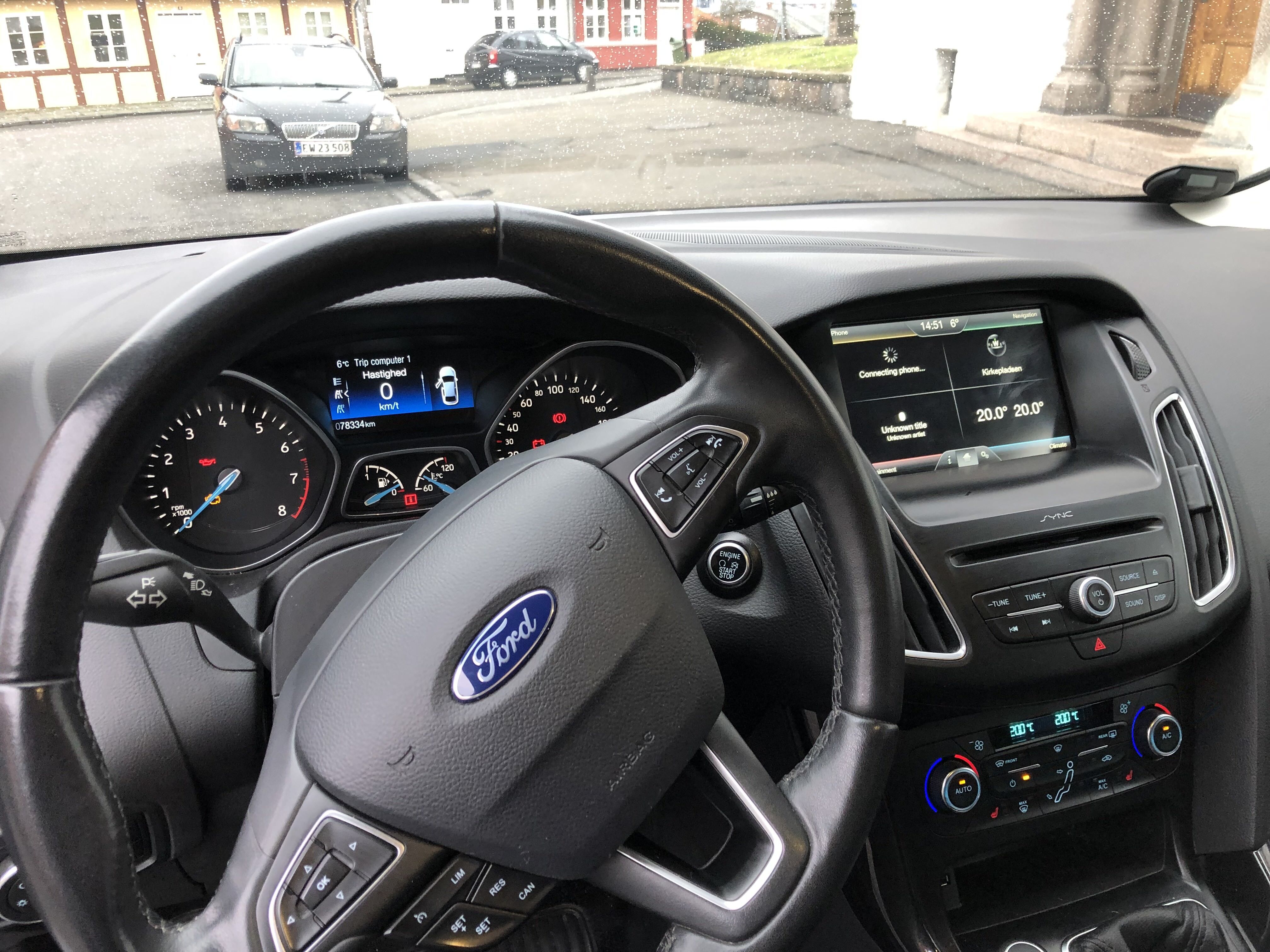 Brun Ford Focus fra 2017