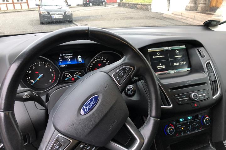 Brun Ford Focus fra 2017