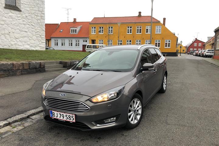 Brun Ford Focus fra 2017