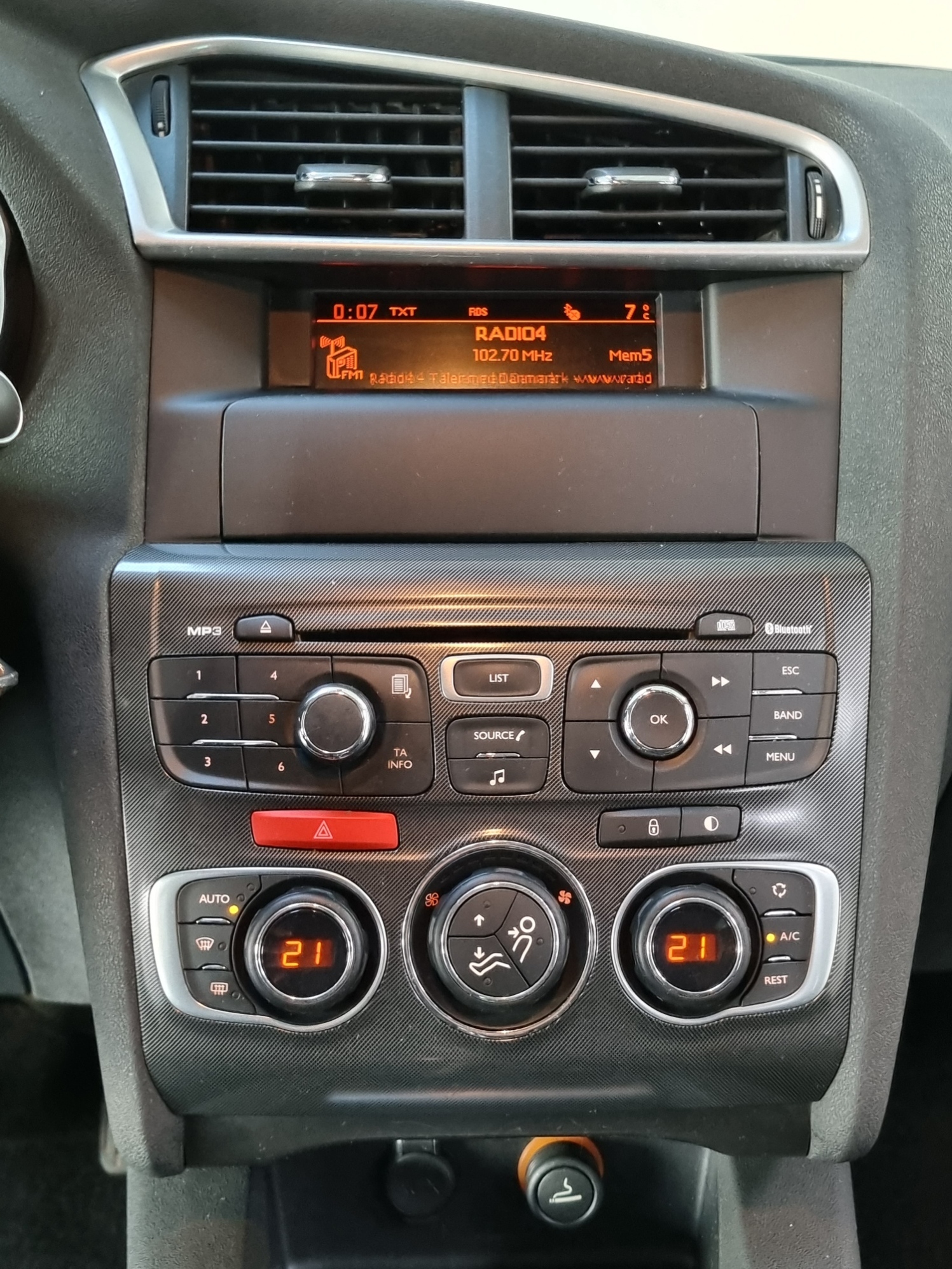 Hvid Citroën C4 fra 2012