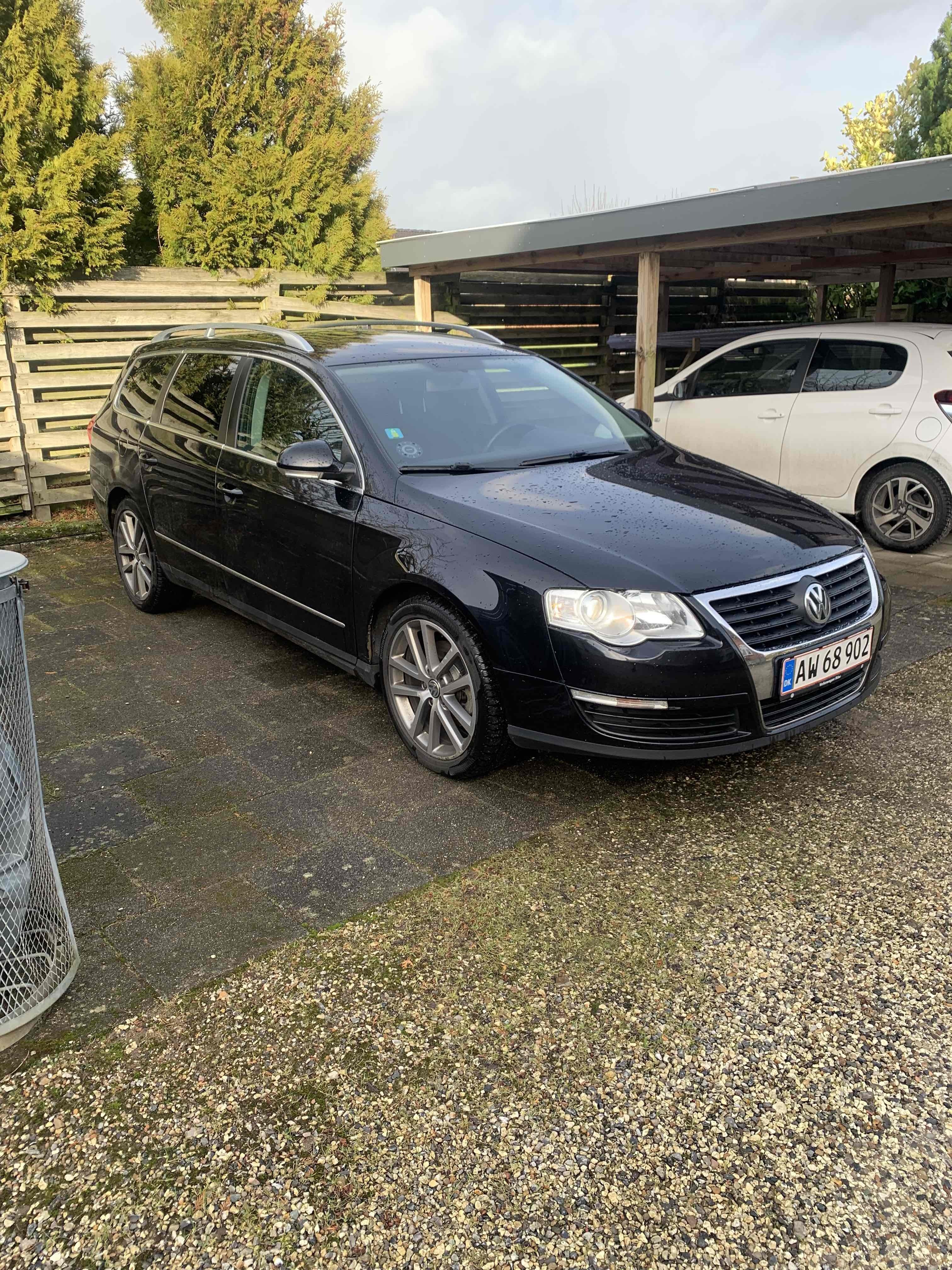 Sort VW Passat fra 2005