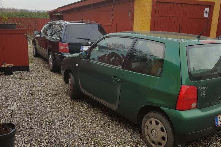 Grøn VW Lupo fra 2001