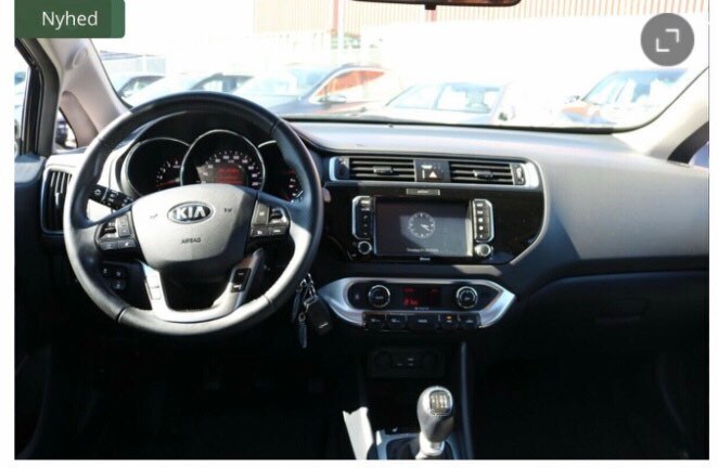 Sort Kia Rio fra 2017