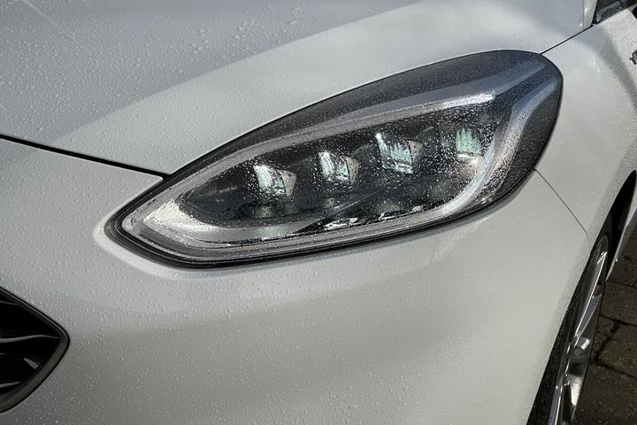Hvid Ford Fiesta fra 2019
