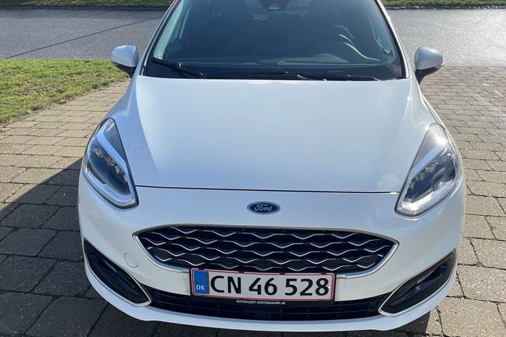Hvid Ford Fiesta fra 2019