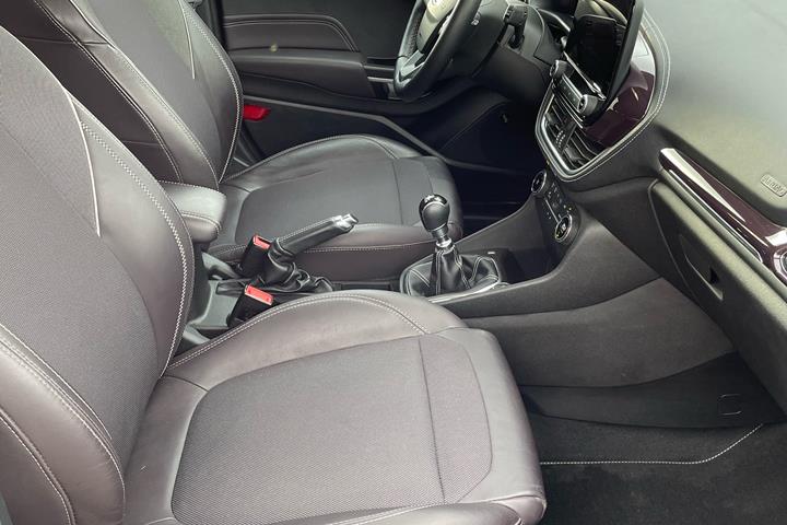 Hvid Ford Fiesta fra 2019